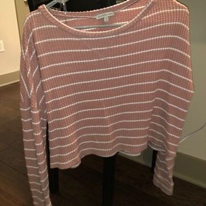 Long sleeve crop top